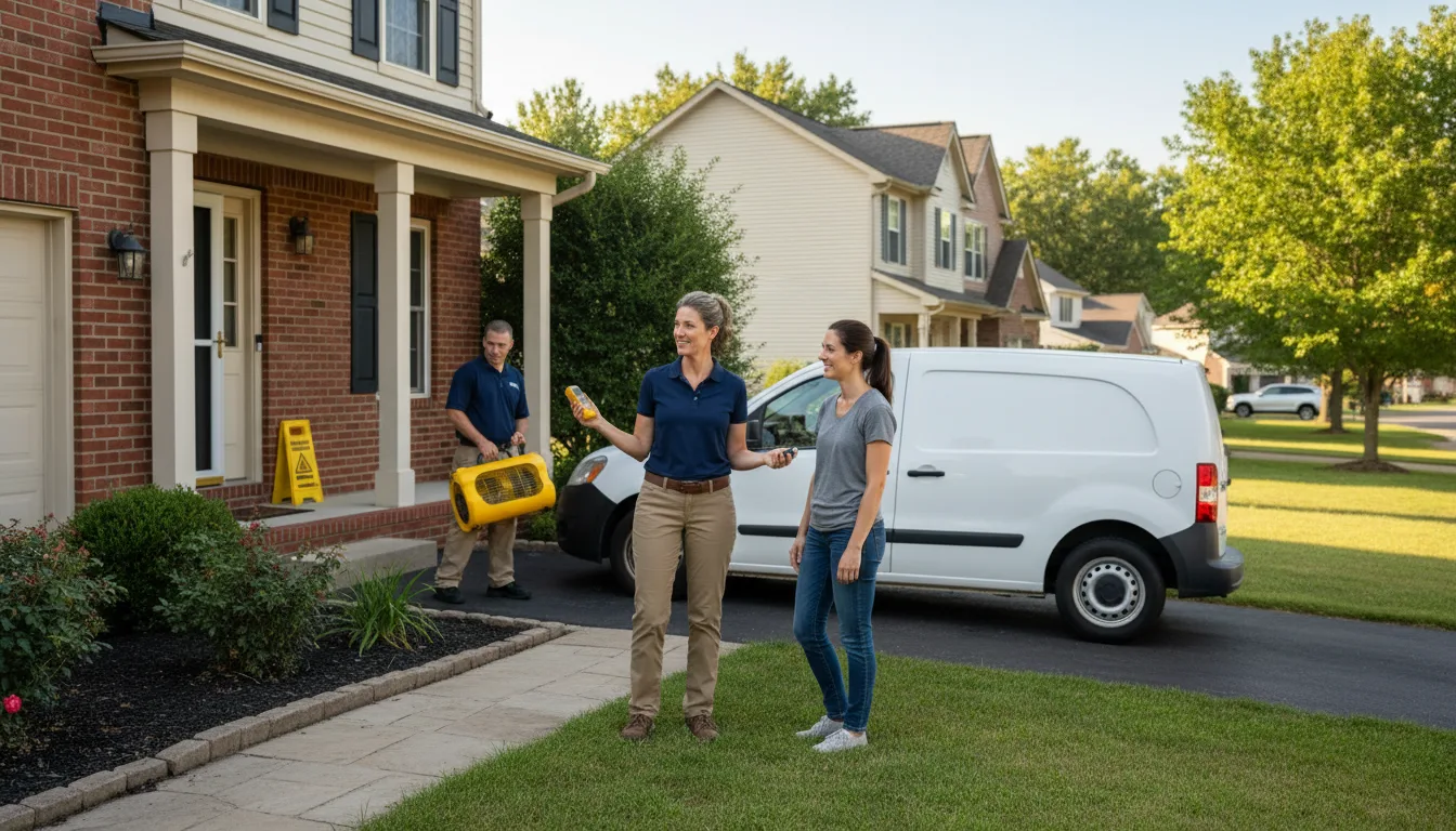 Water restoration image for Water Damage & Restoration Services in Gandeeville, WV